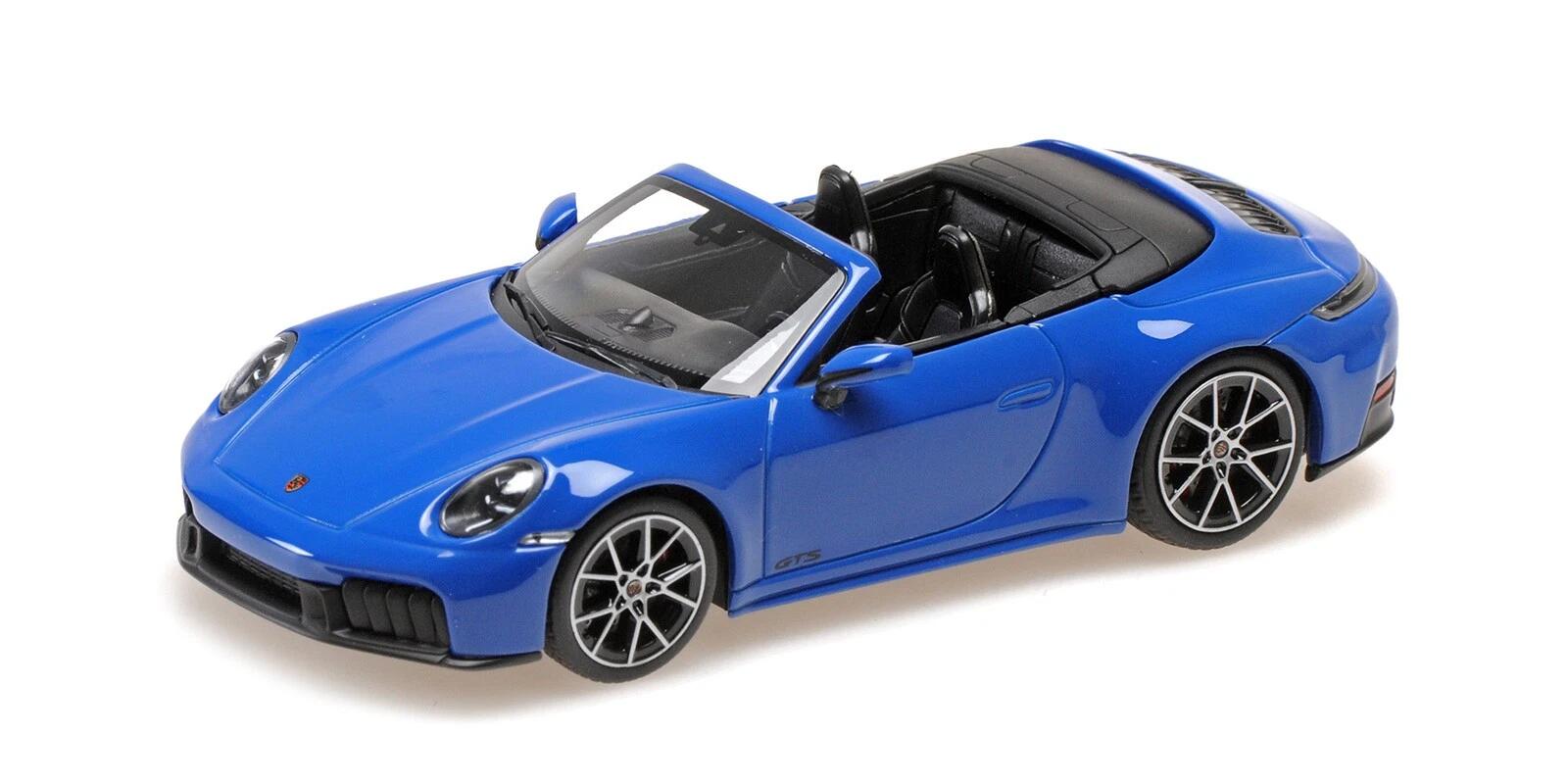 ミニチャンプス 1/43 ポルシェ 911 (992.2) カレラ GTS カブリオレ 2024 ブルー MINICHAMPS PORSCHE Carrera GTS Cabriolet Lugano Blue 336台限定 【国内在庫品】｜BLUGREY（ブラグレー） 店