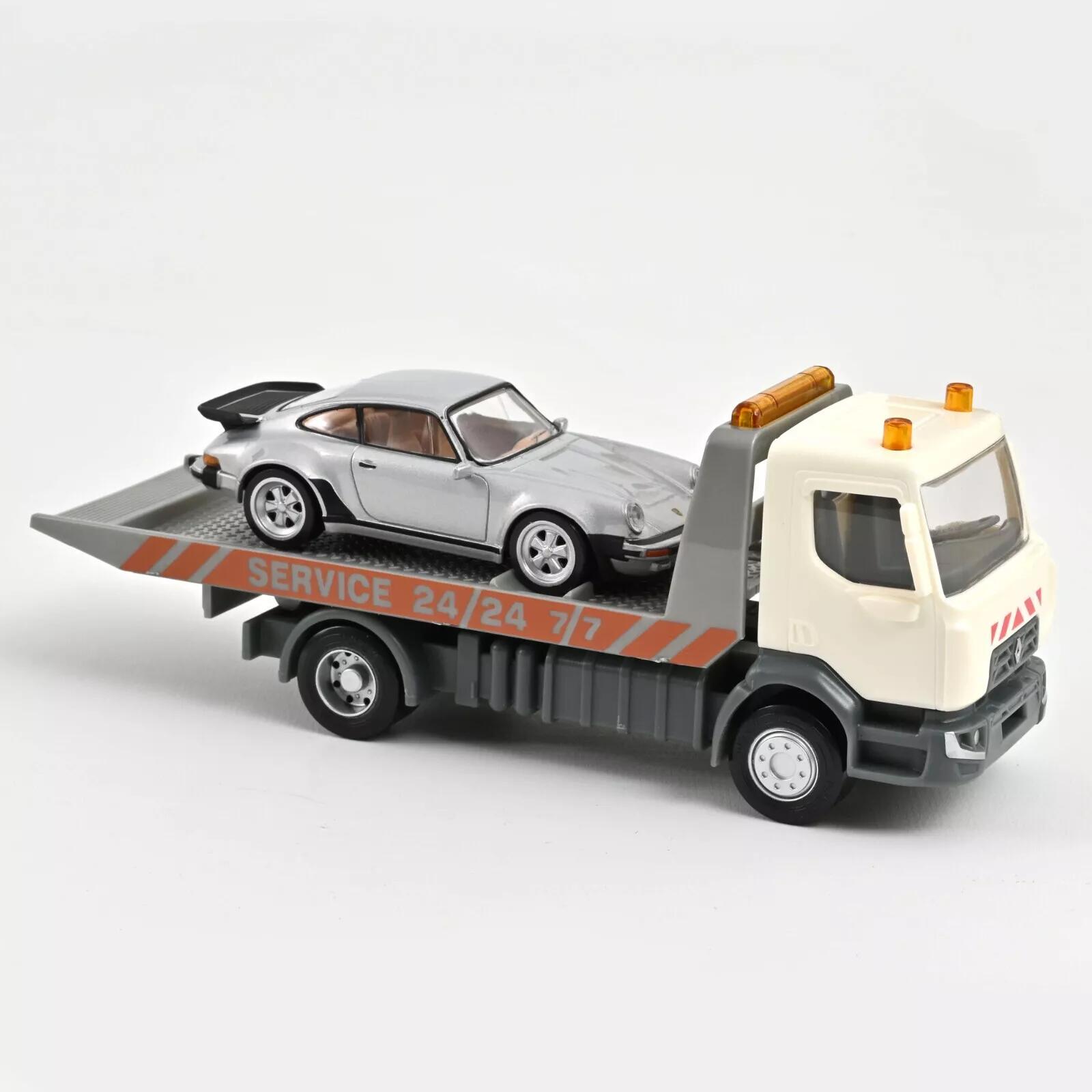 ノレブ1/43 ルノー カロ トランスポーター + ポルシェ911 2台セット ノレブ1/43 ルノー カロ トランスポーター + ポルシェ911 2台