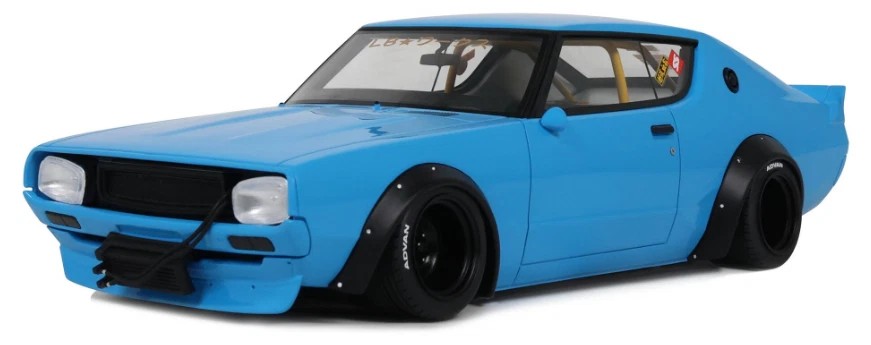 OTTO MOBILE 1/18 日産 地上地平 2000 GT-R (KPGC110) by LB-Works 2024 青碧 NISSAN Skyline 999台押さえる 【国内店卸し資産品】