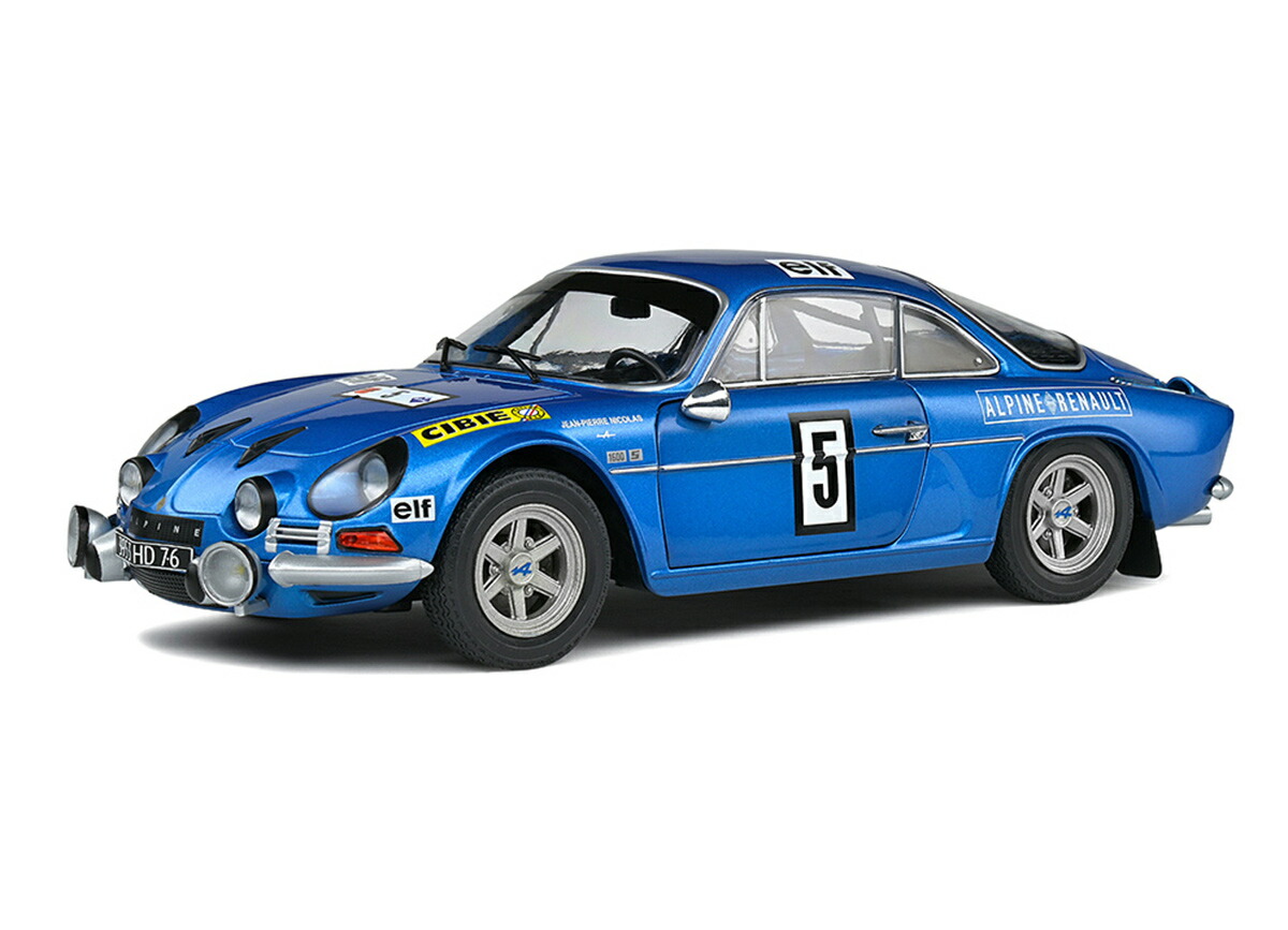【国内在庫品】ソリド 1/18 アルピーヌ A110 1600S オリンピア ラリー 1972 SOLIDO ALPINE - A110 1600S OLYMPIA RALLY S1804205