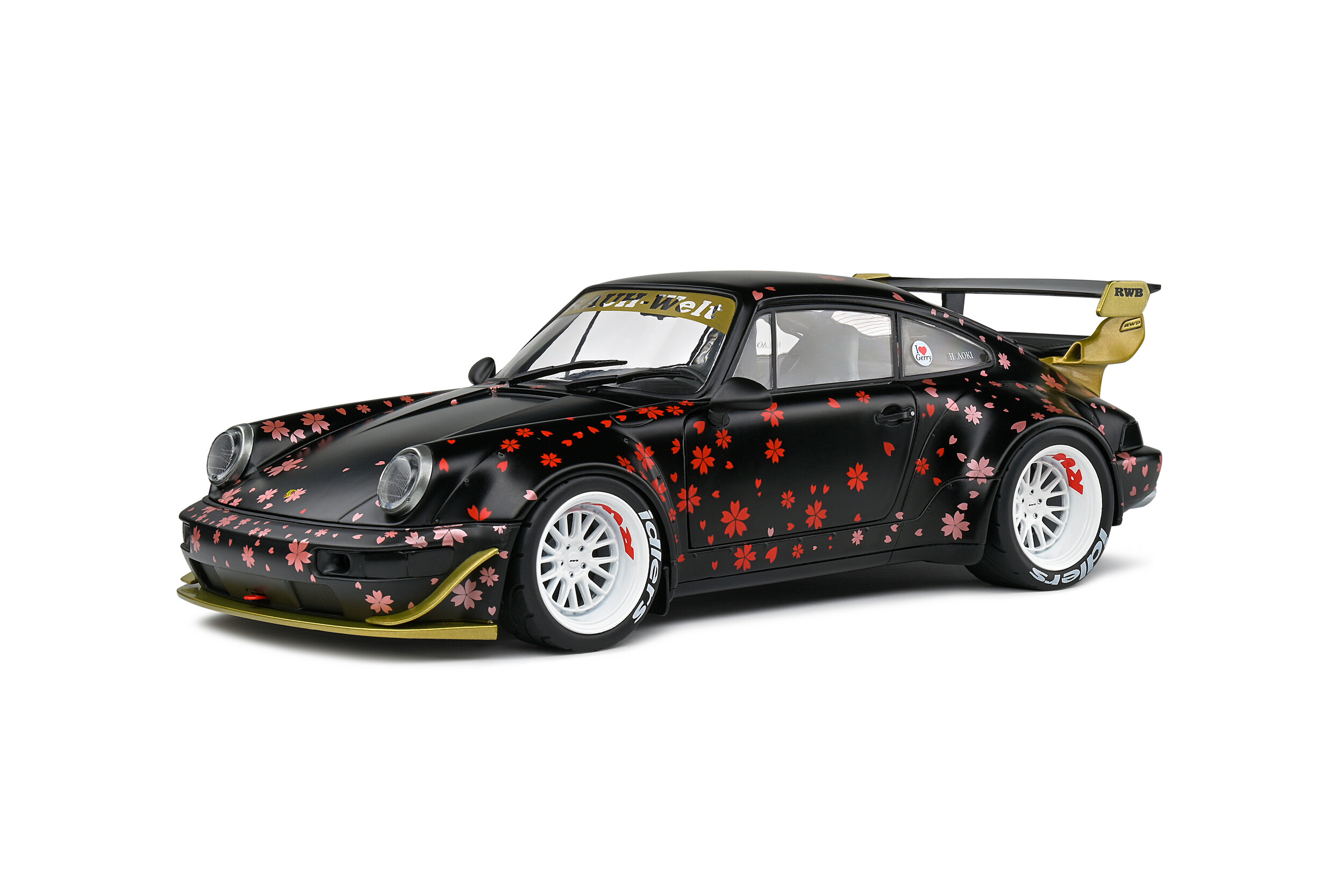 定番HOT◎ソリド　1/18　ポルシェ 911(964)　3.8 RS　イエロー ソリド