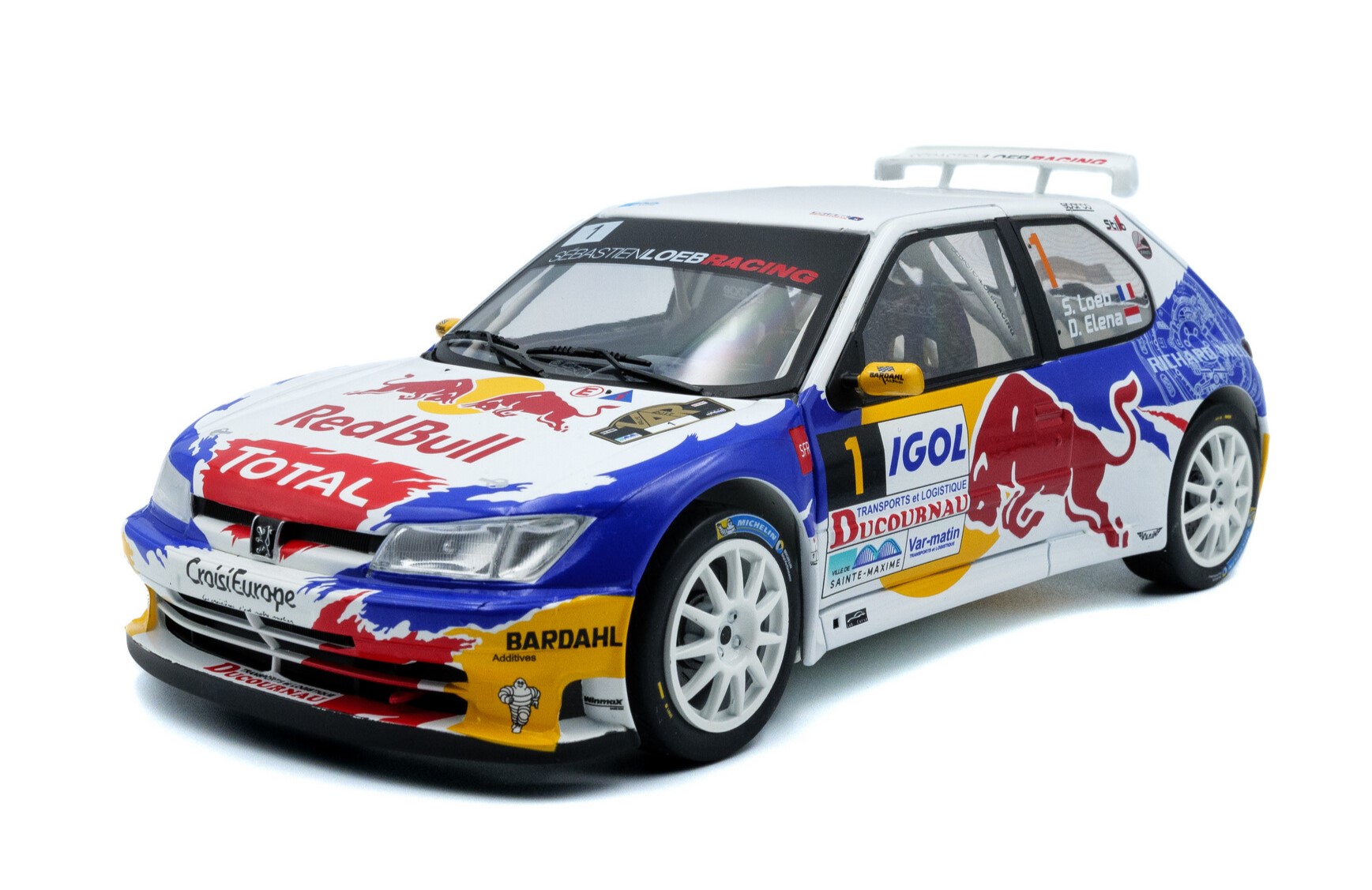 ミニカー 1/18 PEUGEOT 306 MAXI  solido Solido Peugeot 306 Maxi #4 Red Bull 