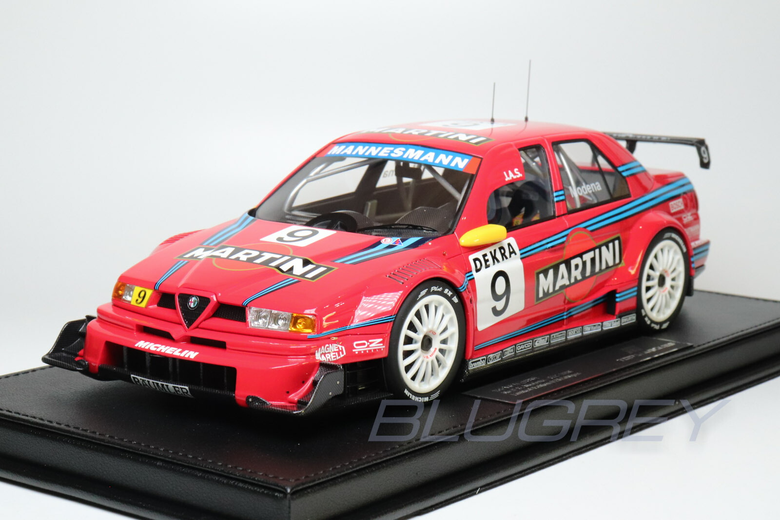 トップマルケス 1/18 アルファロメオ 155 V6 TI マルティニ #9 ITC 1997 TOPMARQUES ALFA ROMEO MARTINI RACING STEFANO MODENA 【国内在庫品】｜BLUGREY（ブラグレー） 店 37,570円