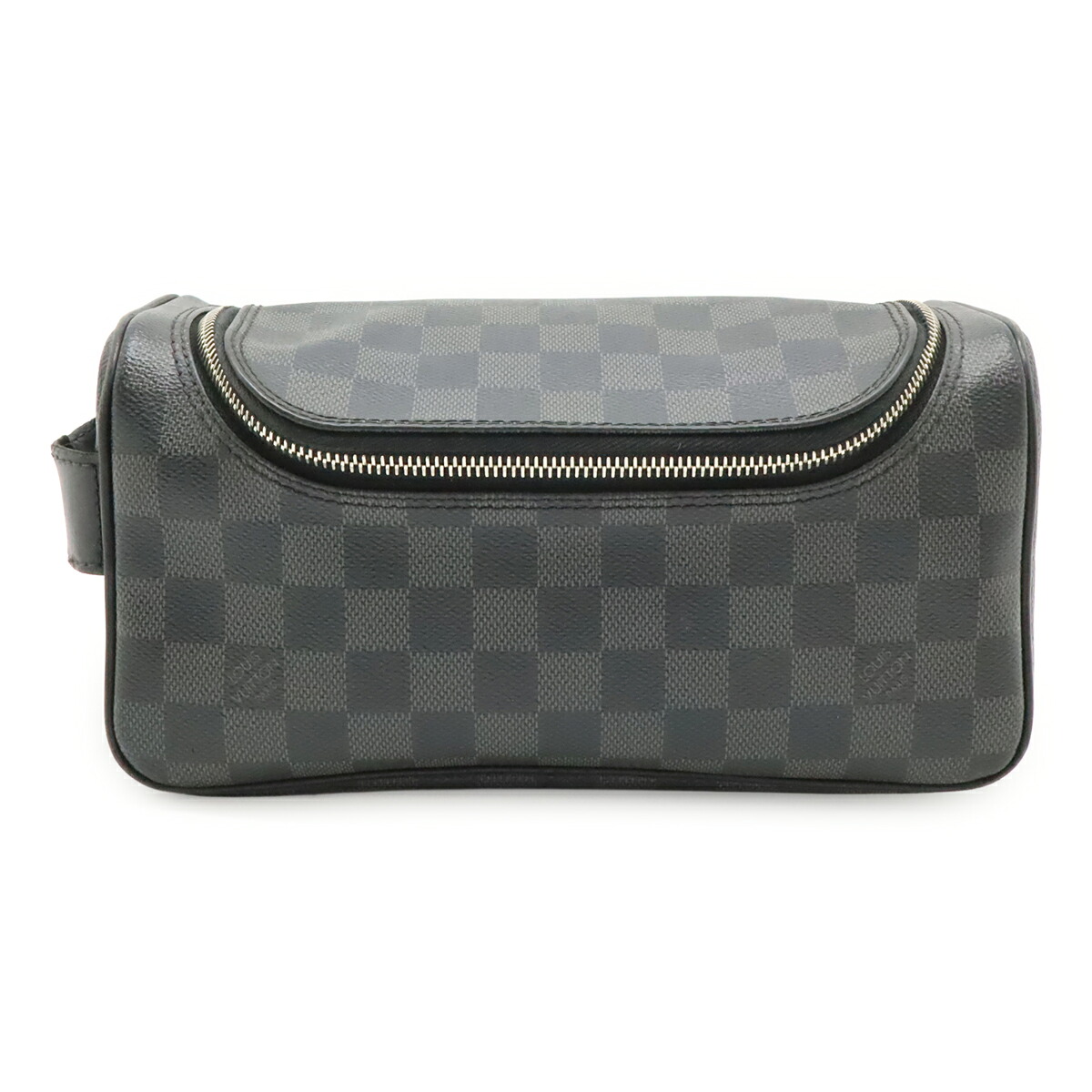 LOUIS VUITTON ルイ ヴィトン ダミエグラフィット トワレ 合財袋 旅行合財袋 二番め御徒面子 クラッチペダル御徒面子 ハンドバック N47625 【中古】