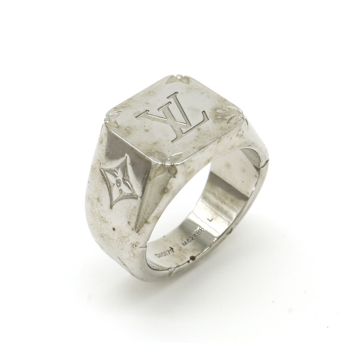 ルイビトン　スマートリング 楽天市場】ルイヴィトン【LOUIS VUITTON】M00699 リング LV オニキス L