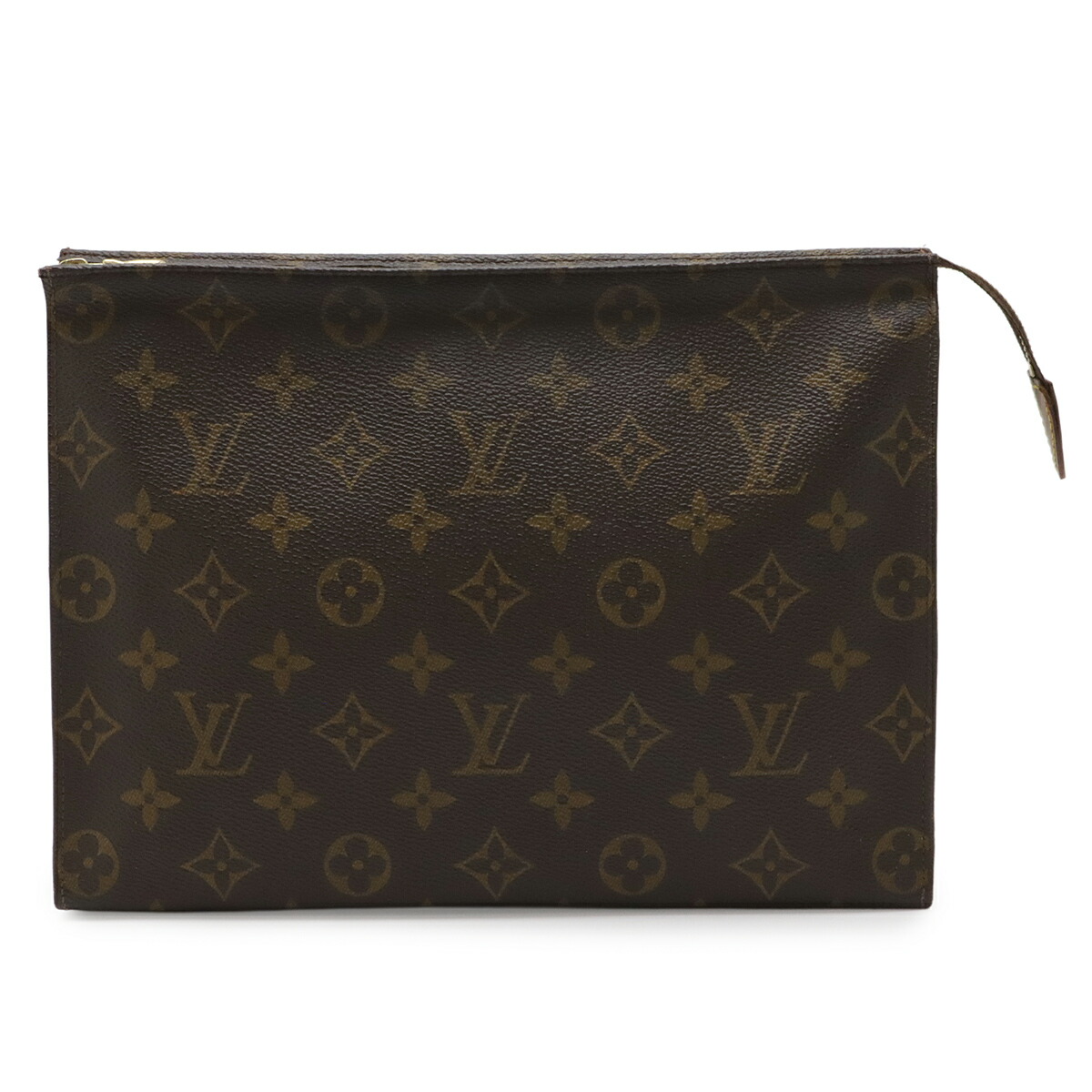 LOUIS VUITTON ルイ ヴィトン モノグラム ポッシュ 室内用便器26 かざり付ける合切袋 コスメポーチ 小入れもの マルチ合切袋 二番目御徒面子 M47542 【中古】