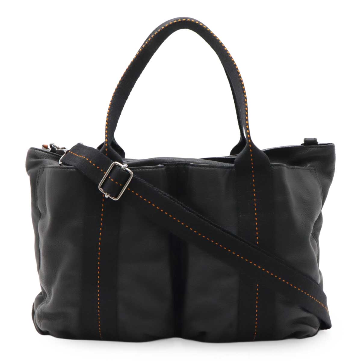 極美品✨HERMES トロカホリゾンタル PM ブラック キャンバス/レザー 21911634.jpg