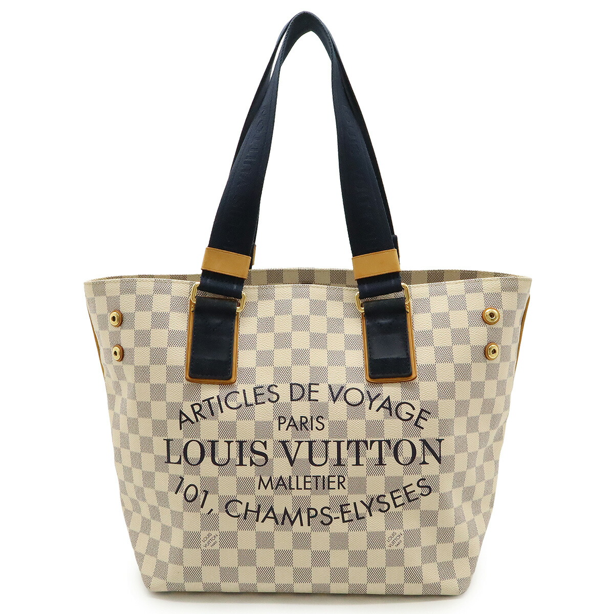 B246【本物保証】 ルイヴィトン ダミエ アズール サレヤPM トートバッグ LOUIS VUITTON N51186 1円～ ルイヴィトン ダミエ アズール サレヤPM トートバッグ N51186 2018年2