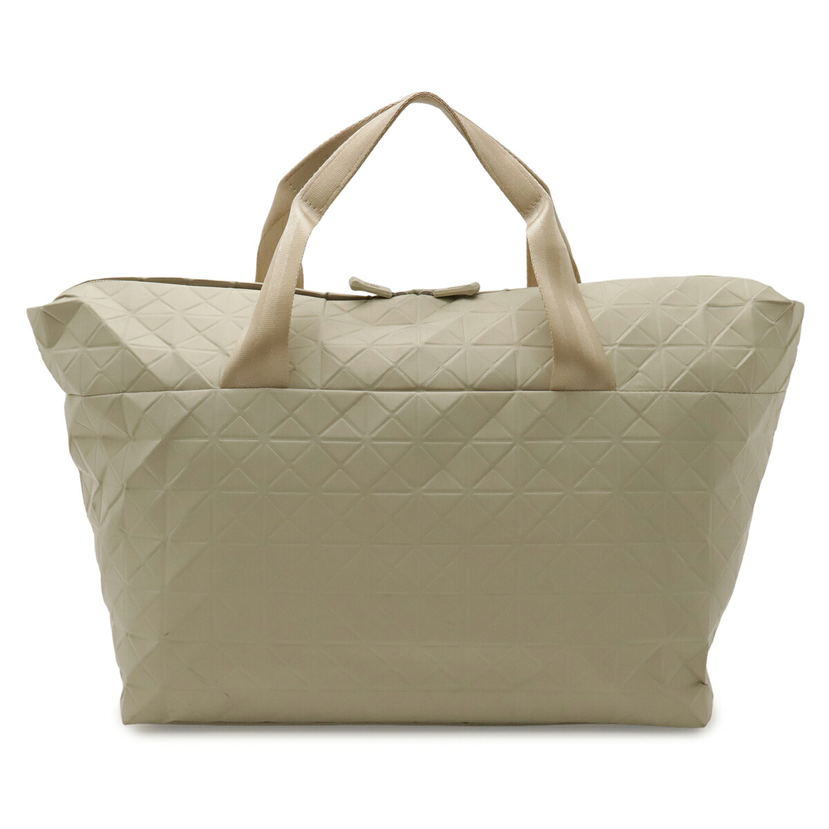 PLEATS PLEASE ISSEY MIYAKE イッセイ ミヤケ BAOBAO バオバオバッグ トートバッグ ボストンバッグ ポリエステル ベージュ PP82-AG552 【中古】｜Blumin 店 12,816円