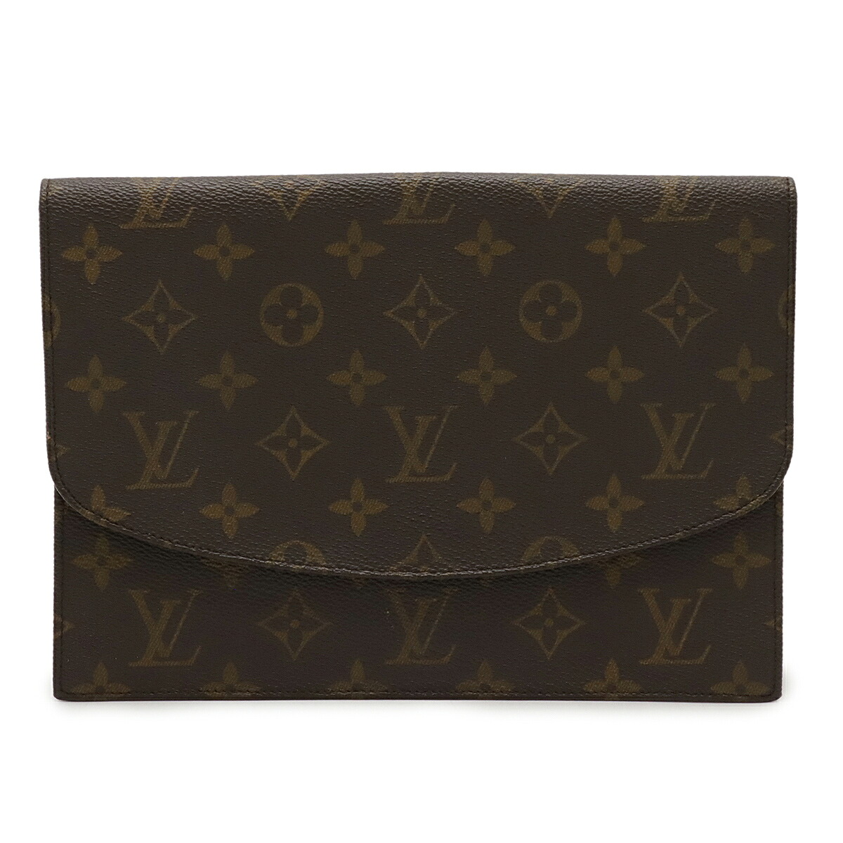 LOUIS VUITTON ルイ ヴィトン モノグラム ポシェット 騾馬23 二つ目御徒面子 クラッチペダル御徒面子 合切袋 小入れもの マルチ入れもの ベータなし M51931 【中古】
