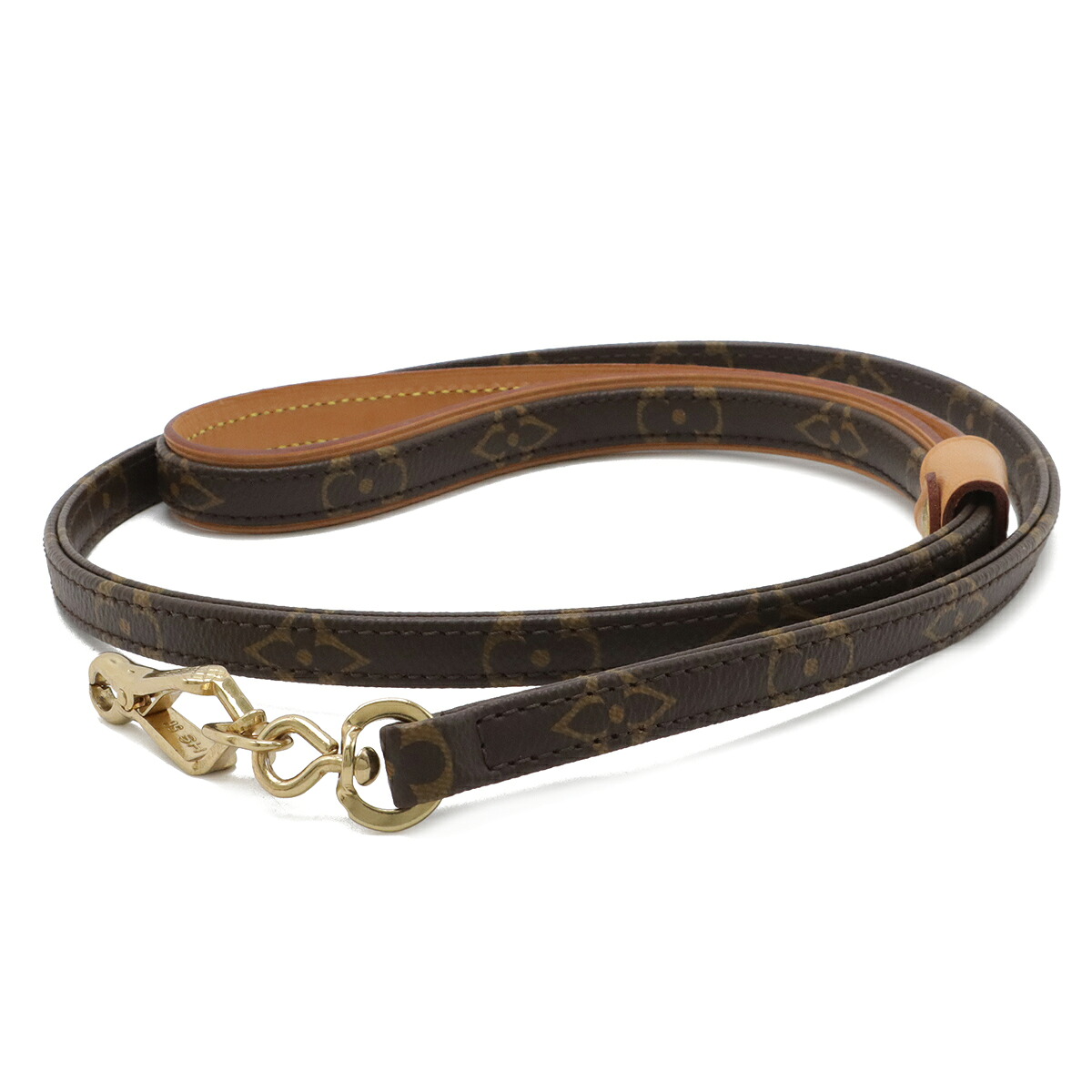 LOUIS VUITTON ルイ ヴィトン モノグラム レッス バクスターMM ドッグリード 愛玩動物装置 犬 M58056 【中古】