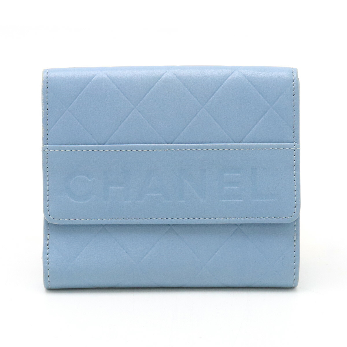 CHANEL シャネル マトラッセ Wホック二つ折り折財布 コンパクトウォレット 楽天市場】シャネル CHANEL Wホック 二つ折り財布 A31507