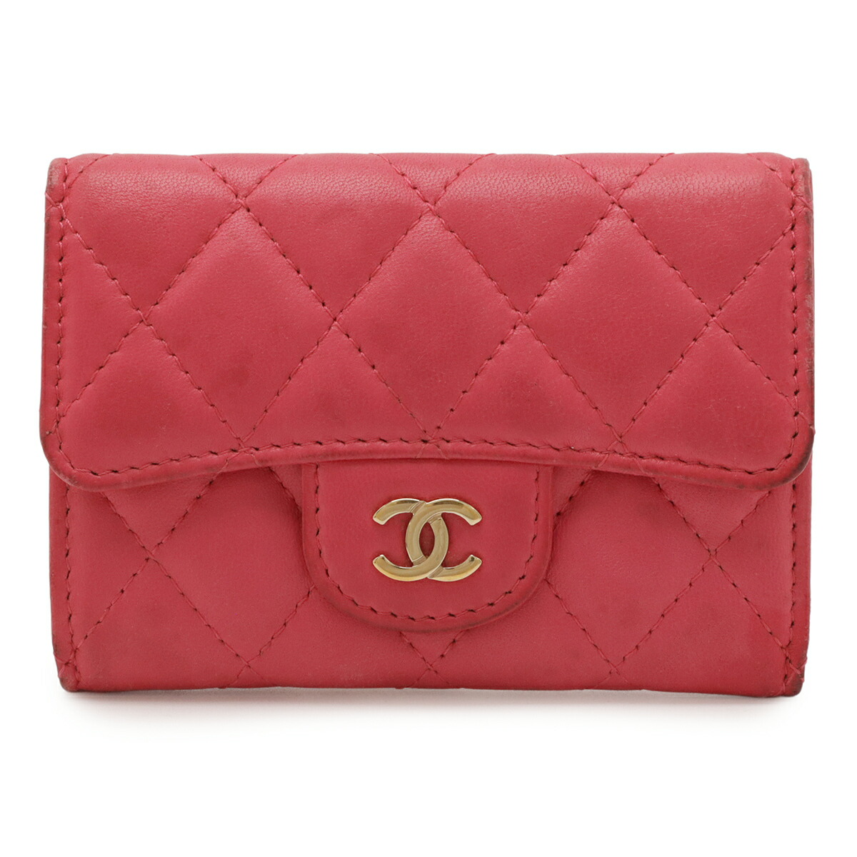 楽天市場】CHANEL シャネル マトラッセ チェーン カードケース