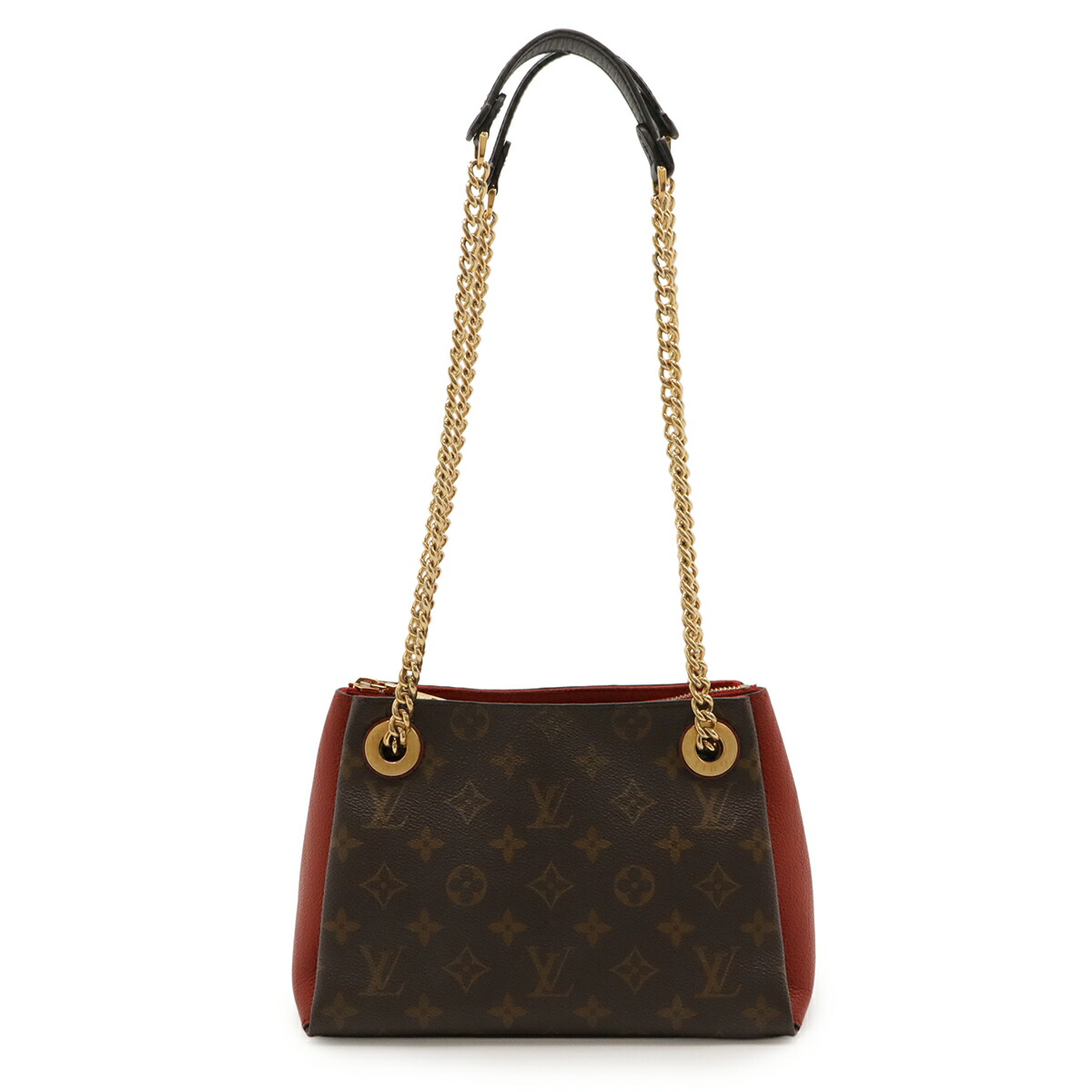 LOUIS VUITTON ルイ ヴィトン モノグラム スレンヌBB チェーンショルダー ショルダーバッグ スリーズ 赤 レッド M43776 【中古】