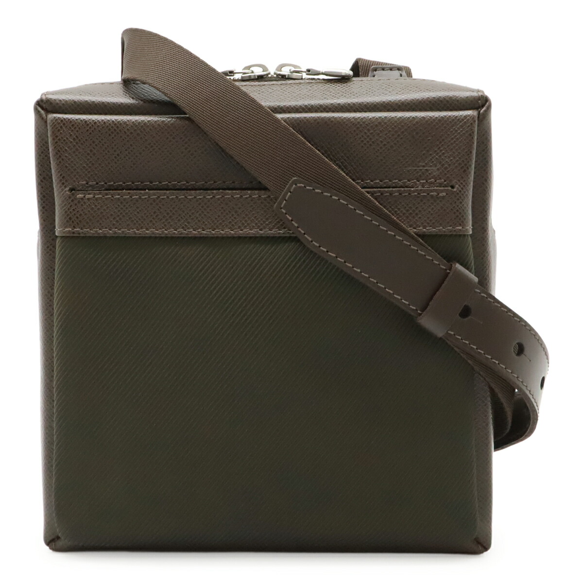 ルイヴィトン　ゴルフキャリーバッグ　ダミエ ルイ·ヴィトン】グリーンのダミエ·ゴルフ キャンバスをあしらっ