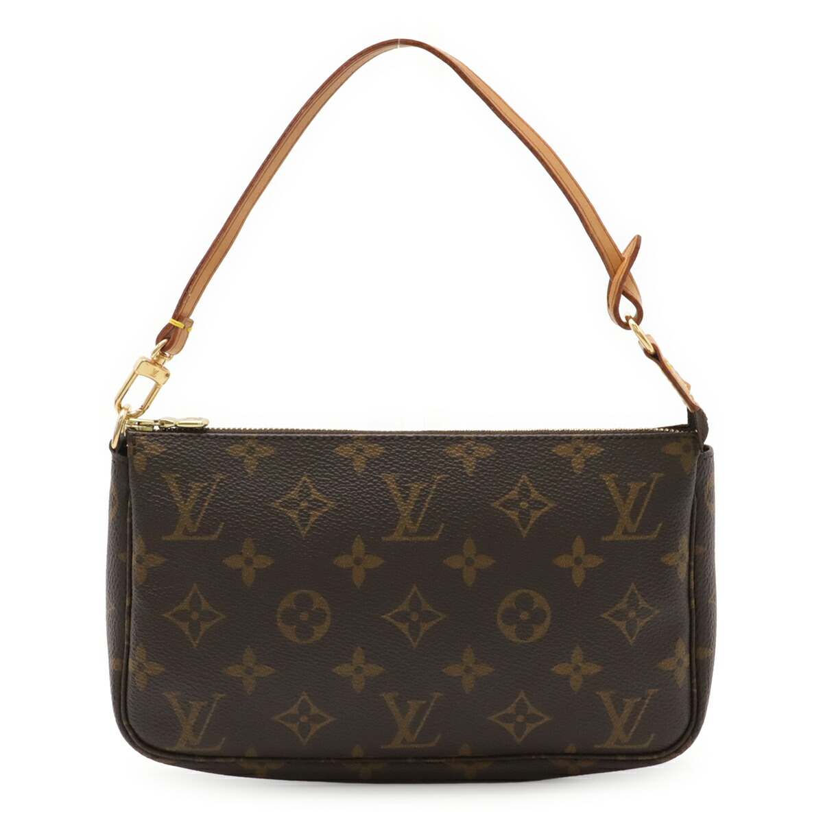 LOUIS VUITTON ルイ ヴィトン モノグラム ポシェット アクセソワール 佩び物車寄せ ハンドバック 寄りあい御徒面子 M51980 【中古】