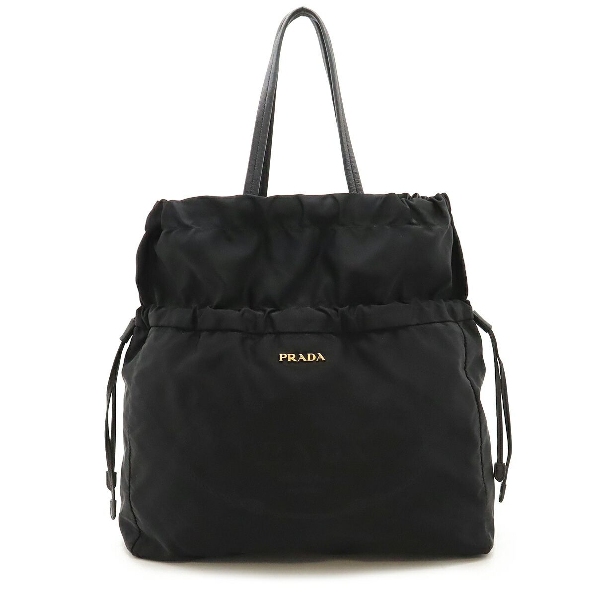 プラダ PRADA ロゴジャガード トートバッグ 1BA579 ブラウン
