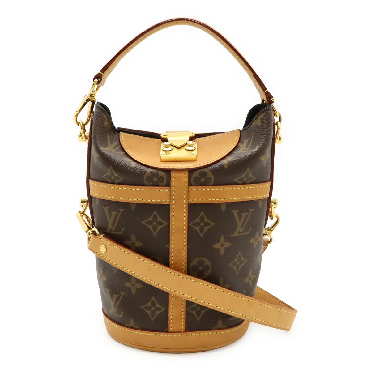 LOUIS VUITTON ルイ ヴィトン モノグラム ダッフルバッグ ショルダーバッグ 曲がった掛け 2WAY ハンドバック ミニ御徒面子 M43587 【中古】