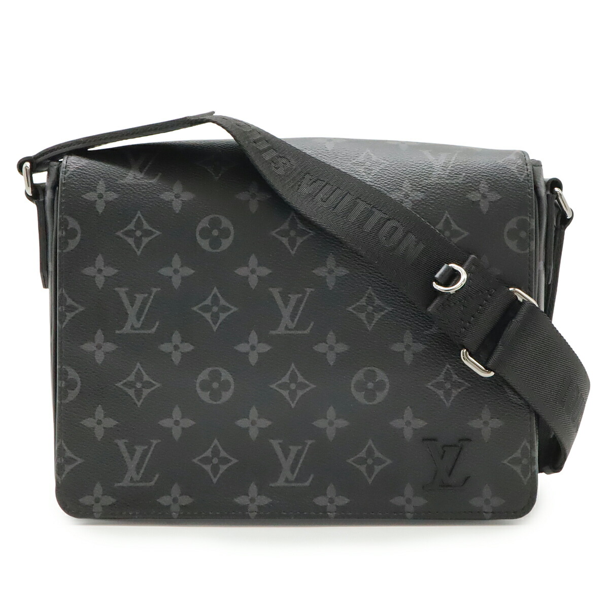 LOUIS VUITTON ルイ ヴィトン モノグラムエクリプス ディストリクトPM NV3 伝達人御徒面子 ショルダーバッグ 曲がった掛け M46255 【中古】