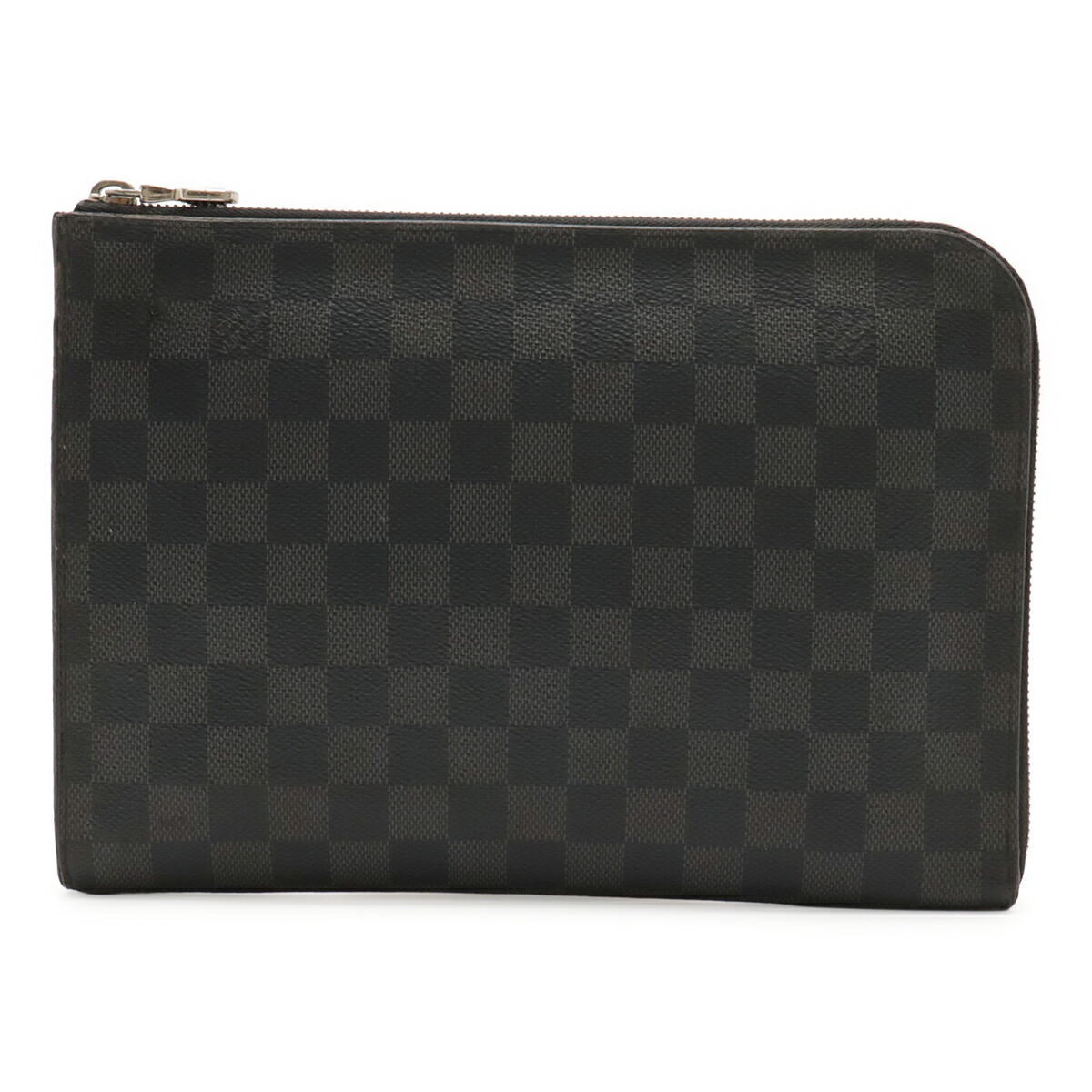 LOUIS VUITTON ルイ ヴィトン ダミエグラフィット ポシェット ワット秒 PM NM2 クラッチペダル御徒面子 二つ目御徒面子 合切袋 L字ジッパー N60113 【中古】
