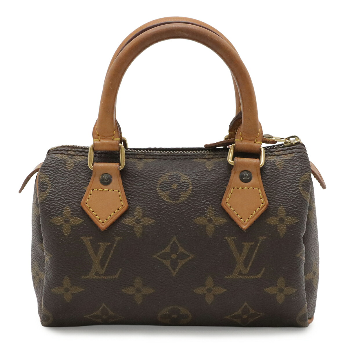 LOUIS VUITTON ルイ ヴィトン モノグラム ミニスピーディ ハンドバック ミニ御徒面子 合財袋 小容れもの M41534 【中古】