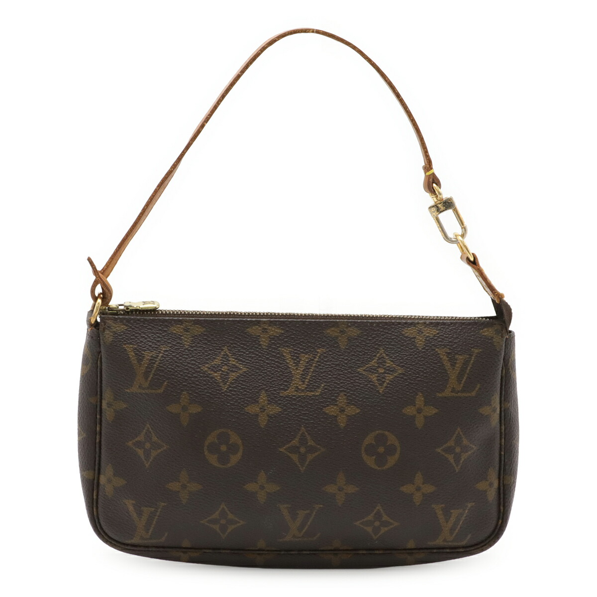 LOUIS VUITTON ルイ ヴィトン モノグラム ポシェット アクセソワール 佩び物車寄せ ハンドバック 寄りあい御徒面子 M51980 【中古】