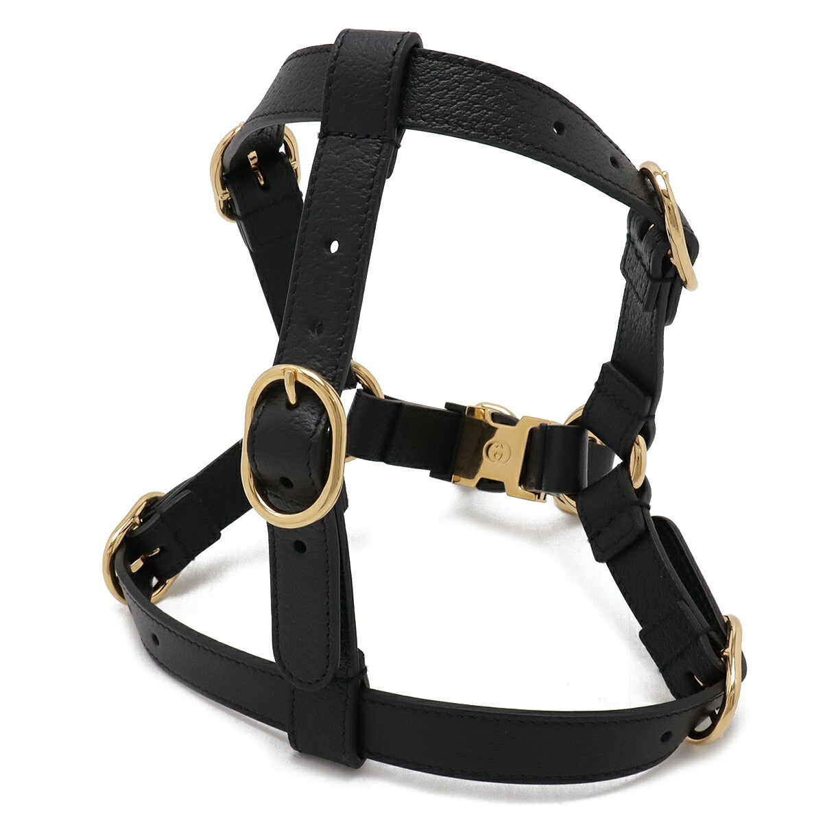 新品未使用　GUCCI ハーネス　Sサイズ 楽天市場】GUCCI グッチ ペット ハーネス 犬 胴輪 レザー ブラック 黒
