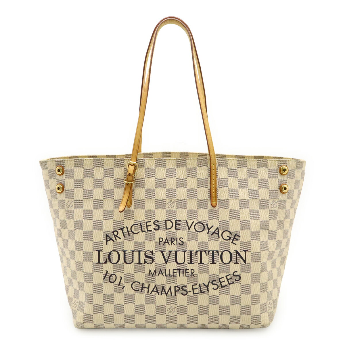 LOUIS VUITTON ルイ ヴィトン ダミエアズール カバMM トートバッグ ショルダーバッグ ショルダートート セミショルダー 肩掛け N41375 【中古】