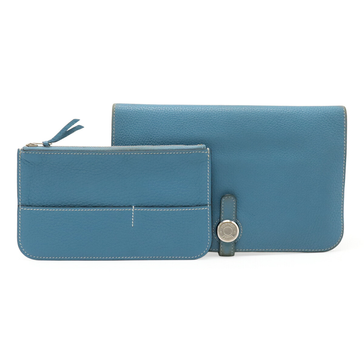 楽天市場】HERMES エルメス ドゴンデュオ ドゴンGM 2つ折長財布 二