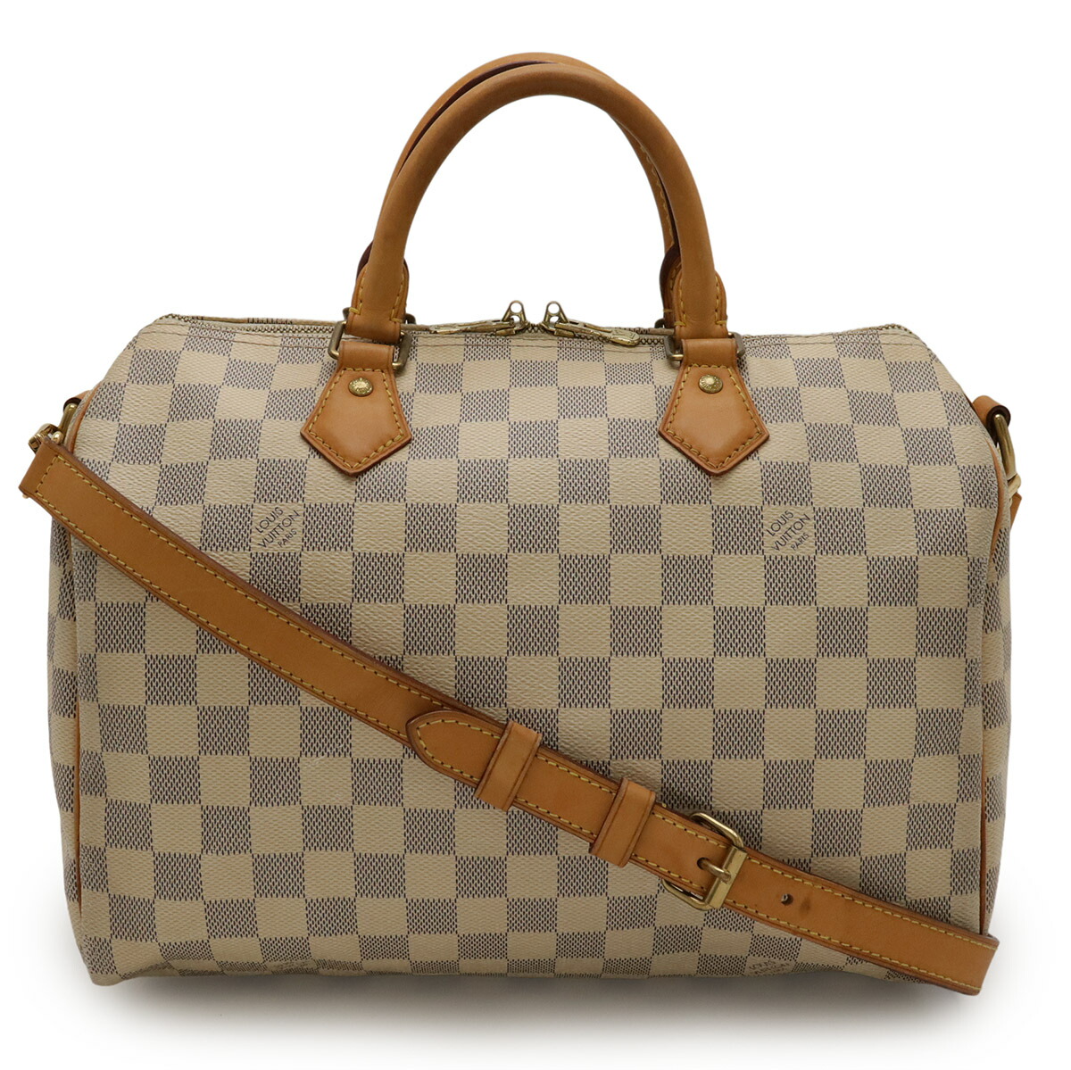 LOUIS VUITTON ルイ ヴィトン ダミエアズール スピーディ バンドリエール30 ハンドバック 2WAY ショルダーバッグ 曲がった掛け N41373 【中古】