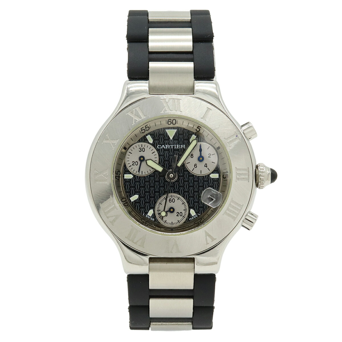 楽天市場】【ウォッチ】Cartier カルティエ マスト21 オートスカフ