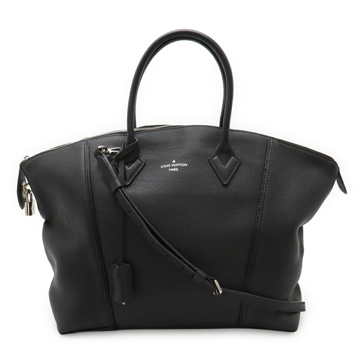 LOUIS VUITTON ルイ ヴィトン パルナセア ロックイットMM ハンドバッグ トートバッグ 2WAY ショルダーバッグ レザー ノワール 黒 ブラック M94592 【中古】
