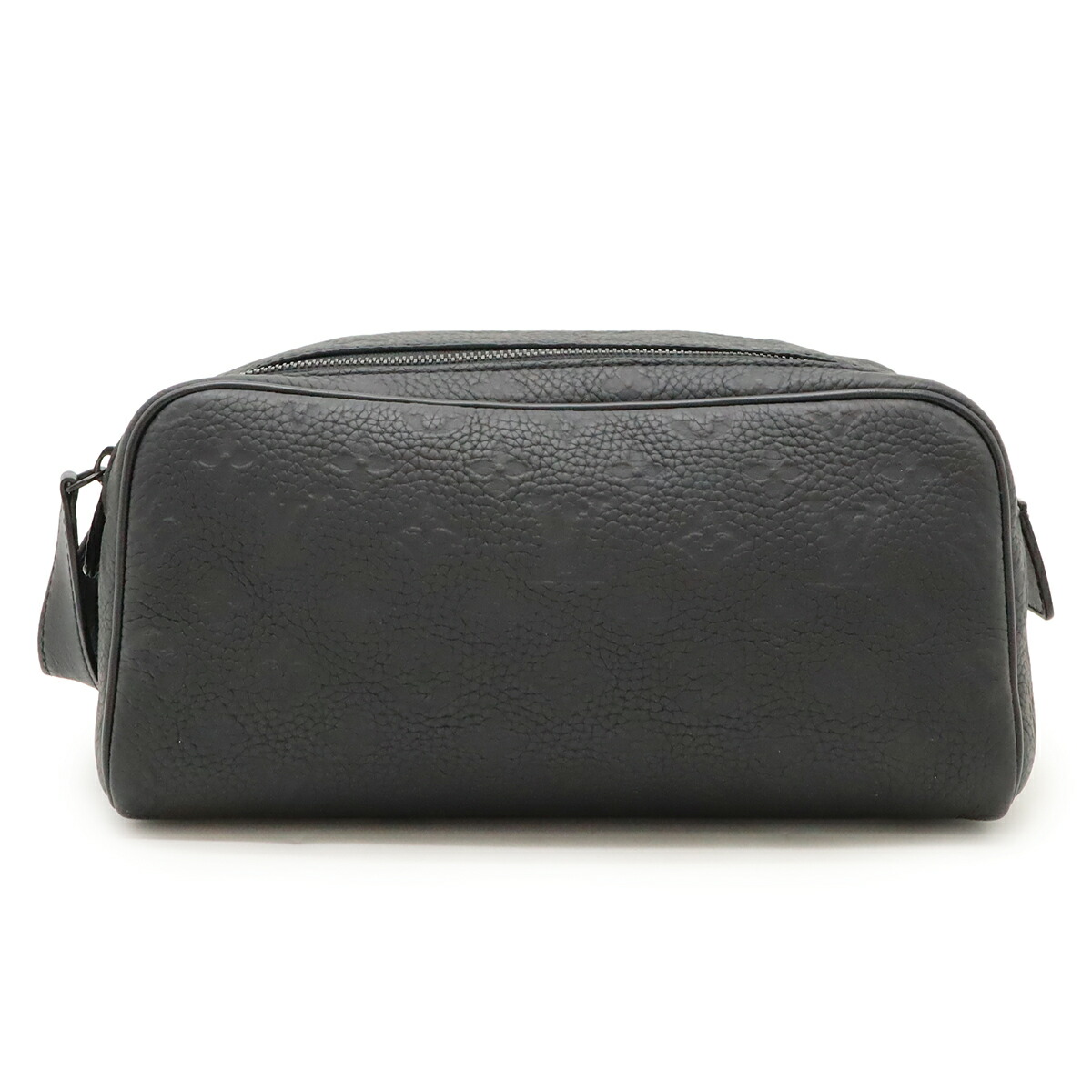 LOUIS VUITTON ルイ ヴィトン モノグラムトリヨン ドップ 一揃いの道具 二番目御徒面子 クラッチペダル御徒面子 ハンドバック 合切袋 ノワール 黒 黒いこと M59478 【中古】