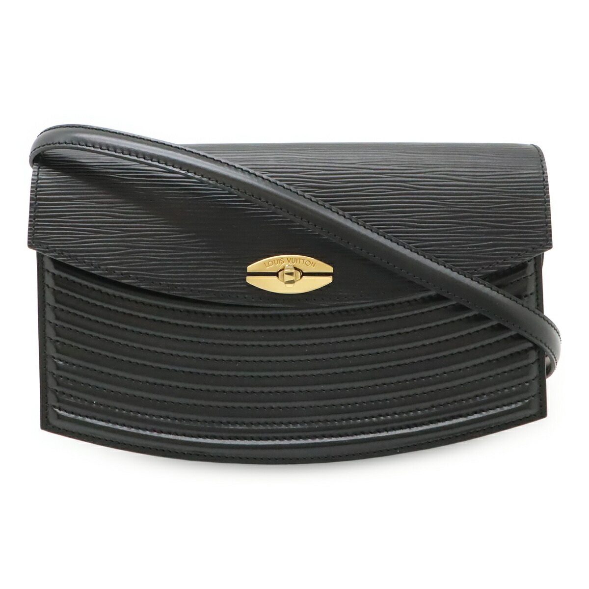 LOUIS VUITTON ルイ ヴィトン エピ プレブール ショルダーバッグ ポシェット 2WAY クラッチペダル御徒面子 ノワール 黒 黒いこと M52562 【中古】