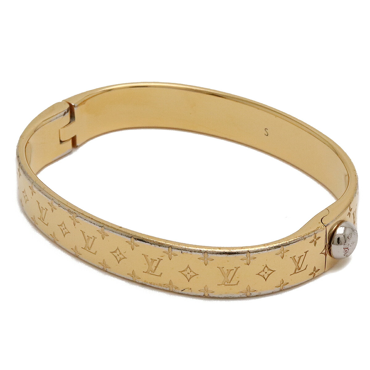 LOUIS VUITTON カフVシャドーバングル　極美品　モノグラム LOUIS VUITTON カフVシャドーバングル 極美品 モノグラム - メルカリ