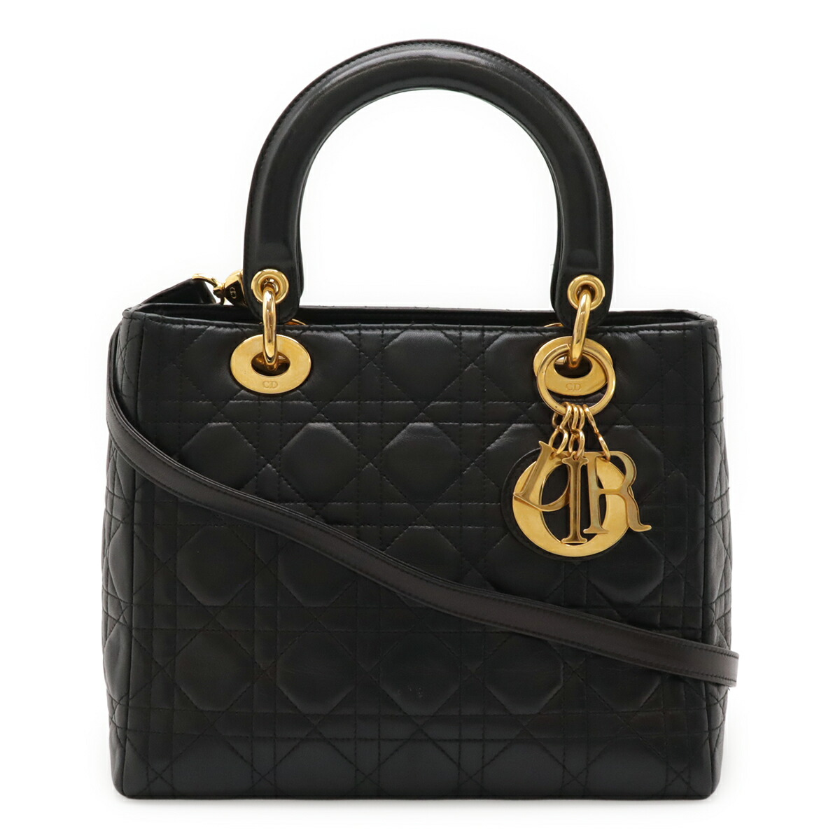 Christian Dior ブラック ハンドバッグ クリスチャン・ディオール Christian Dior トロッター