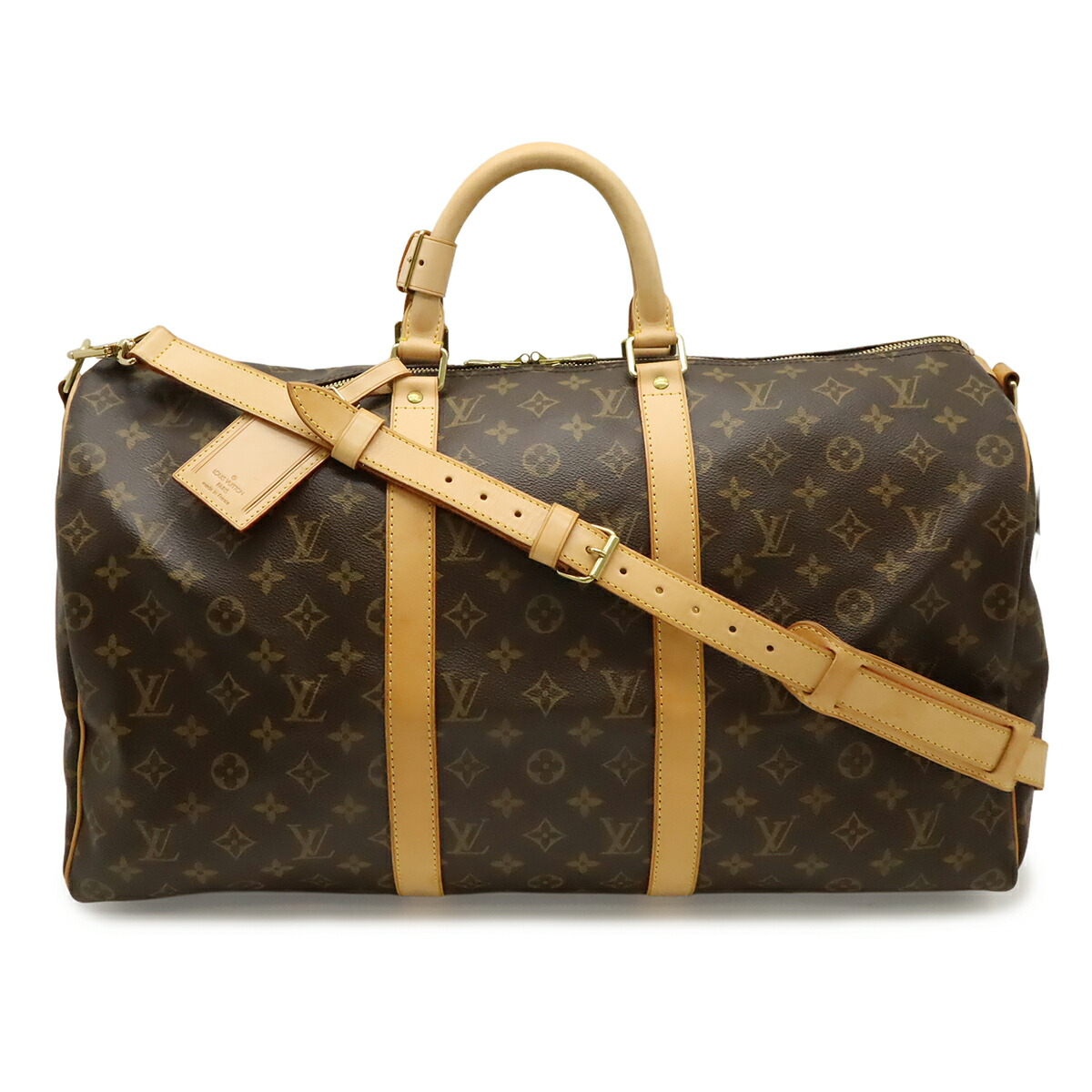 LOUIS VUITTON ルイ ヴィトン モノグラム キーポル バンドリエール50 ボストンバッグ 旅行御徒面子 旅する鞄 2WAY ショルダーバッグ M41416 【中古】