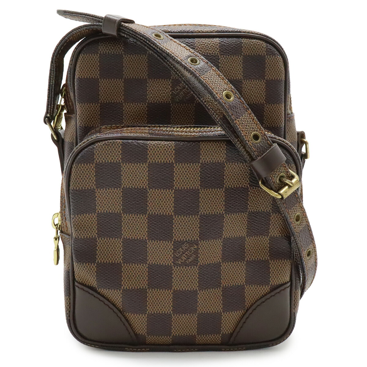 LOUIS VUITTON ルイ ヴィトン ダミエ アマゾン ショルダーバッグ 曲がった掛け肩先 特別購入注文品 SP購入注文 N48074 【中古】
