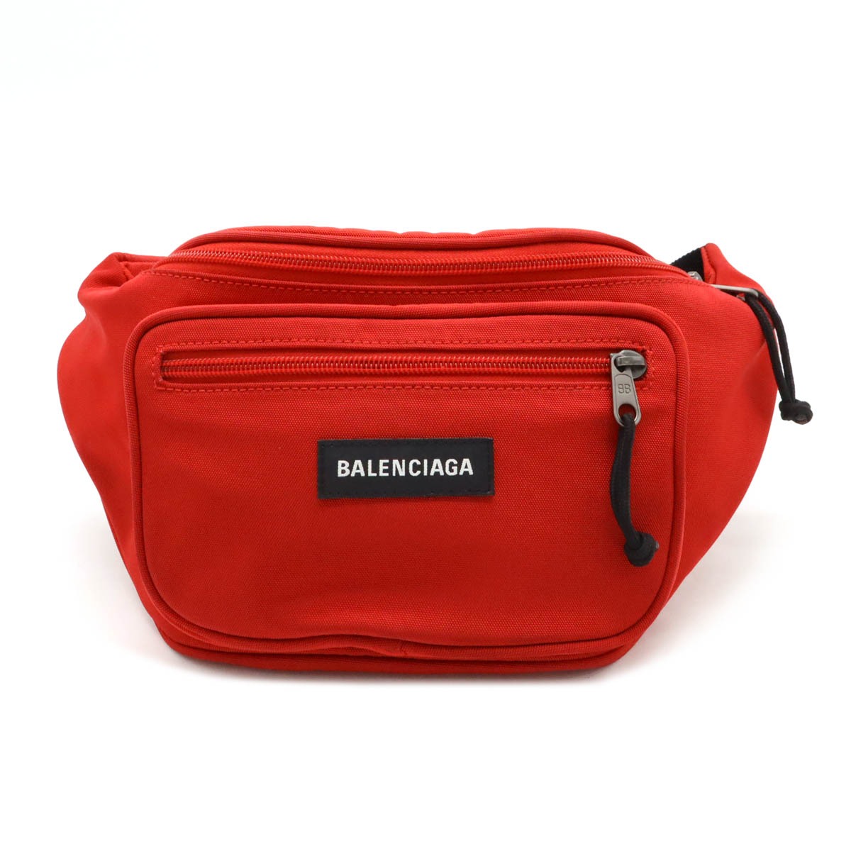 BALENCIAGA バレンシアガ 胴締め御徒面子 酉の方角合切袋 上半身御徒面子 御居処御徒面子 ナイロン帆布 赤いこと 赤 黒いこと 黒 482389 【中古】