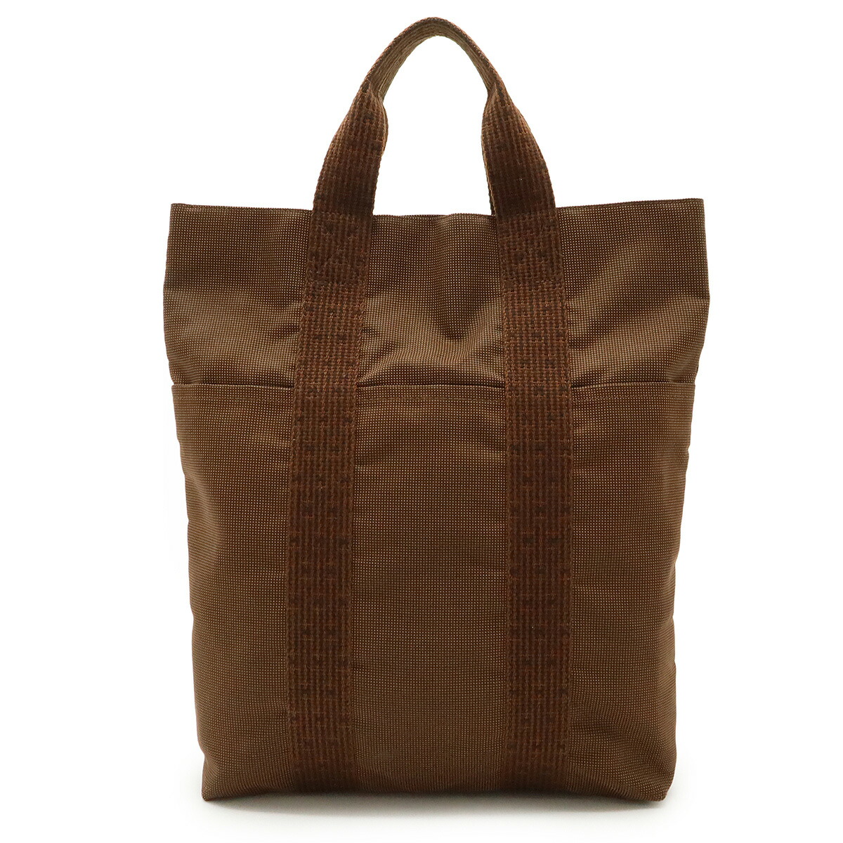 エルメス キャンバス エルライン カバス ハンドバッグ HERMES(エルメス) / トートバッグ/キャンバス/NVY/無地 | 中古品