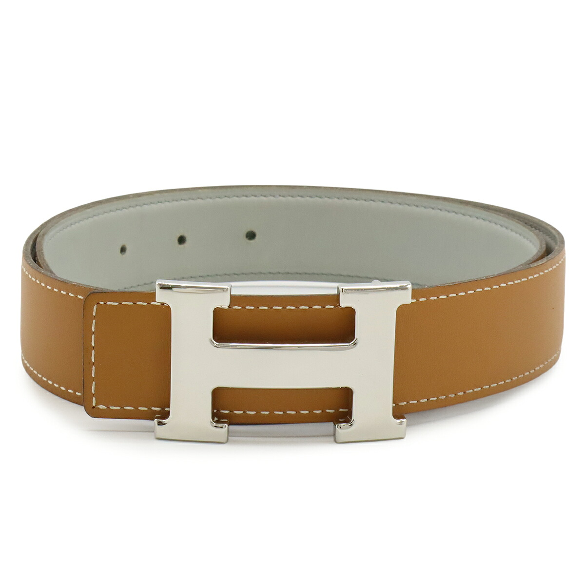 HERMES Hバックル ベルト リバーシブル32mm D刻印 95 レザー 【公式通販】