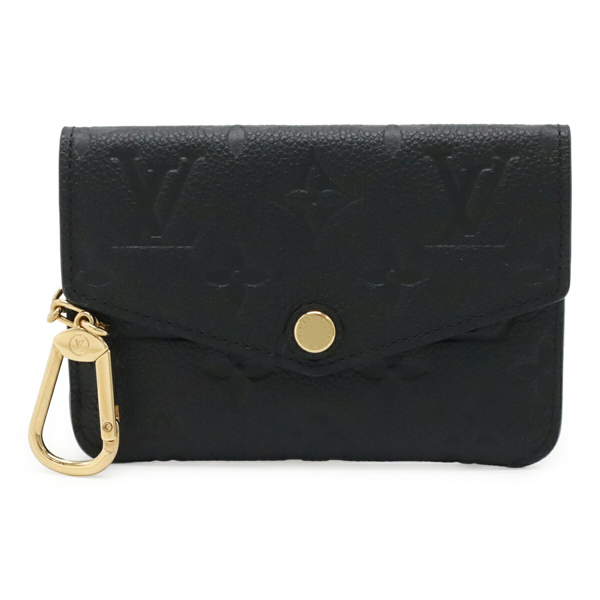 LOUIS VUITTON ルイ ヴィトン モノグラムアンプラント ポシェット クレ コインケース 御釣り入れ 鋳貨銭入れ ノワール 黒 黒いこと M60633 【中古】