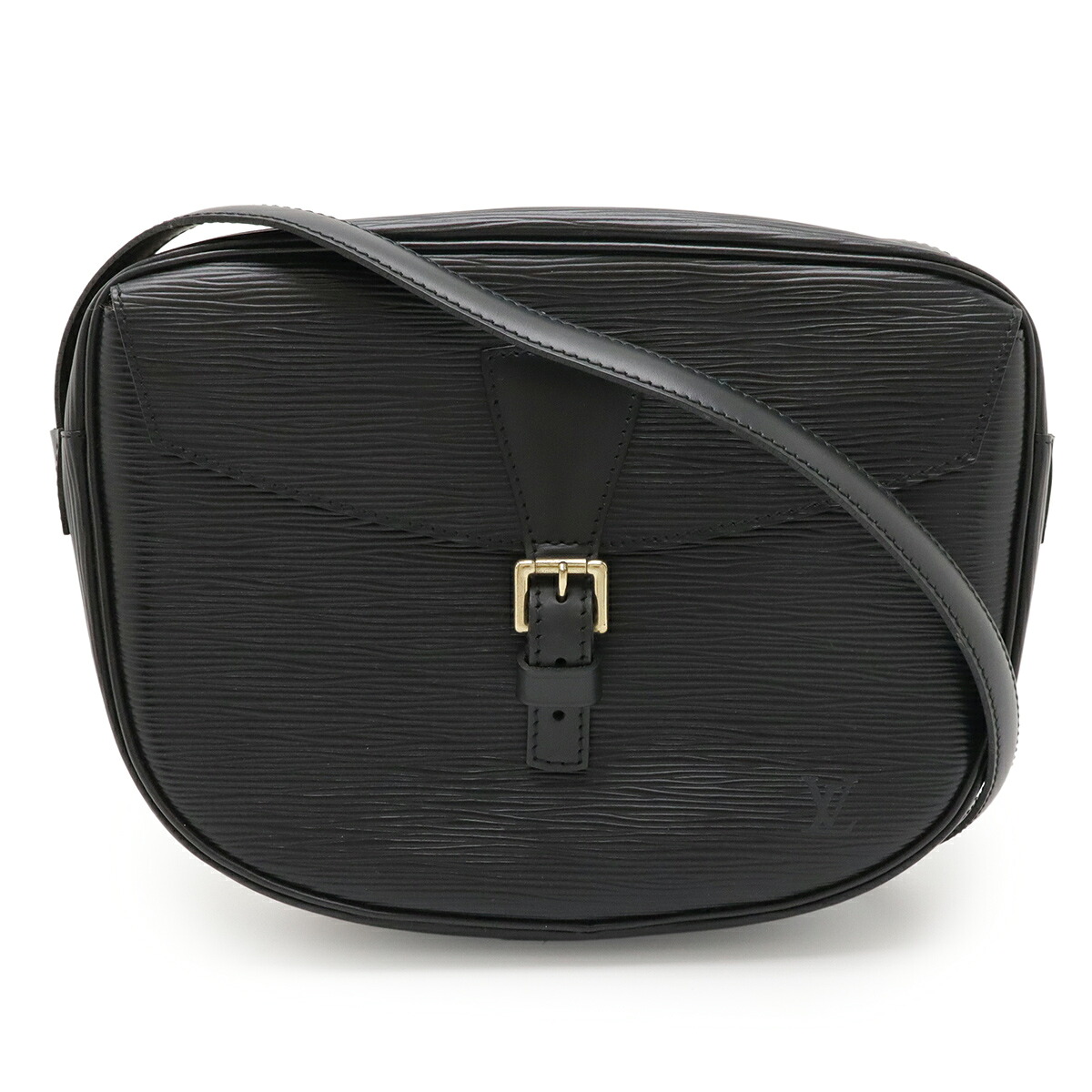 LOUIS VUITTON ルイ ヴィトン エピ ジュヌフィーユ ショルダーバッグ ポシェット レザー ノワール 黒 ブラック ゴールド金具 M52152 【中古】