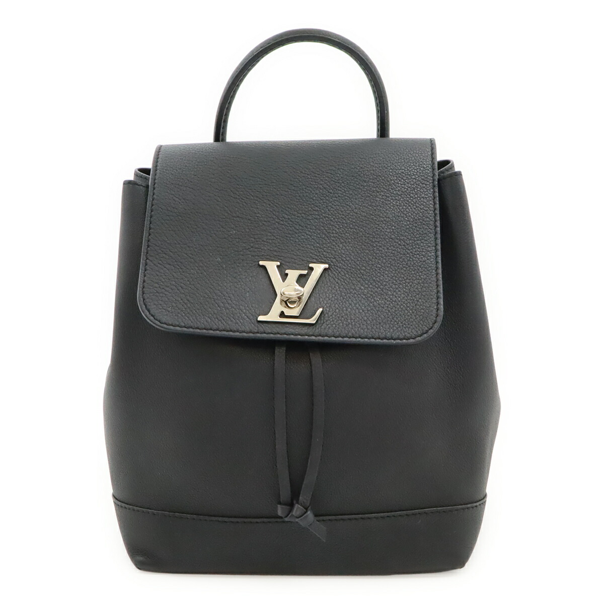 LOUIS VUITTON ルイ ヴィトン ロックミー バックパック リュックサック ターンロック カーフレザー ノワール 黒 ブラック シルバー金具 M41815 【中古】 97,900円