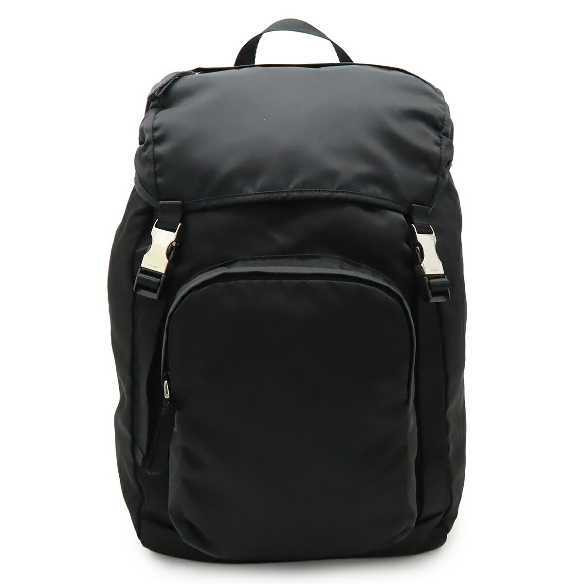 【美品】PRADA プラダ　リュック　ナイロン　ブラック　バックパック プラダ PRADA 2VZ135 2DMG バックパック RE-NYLON SAFFIANO