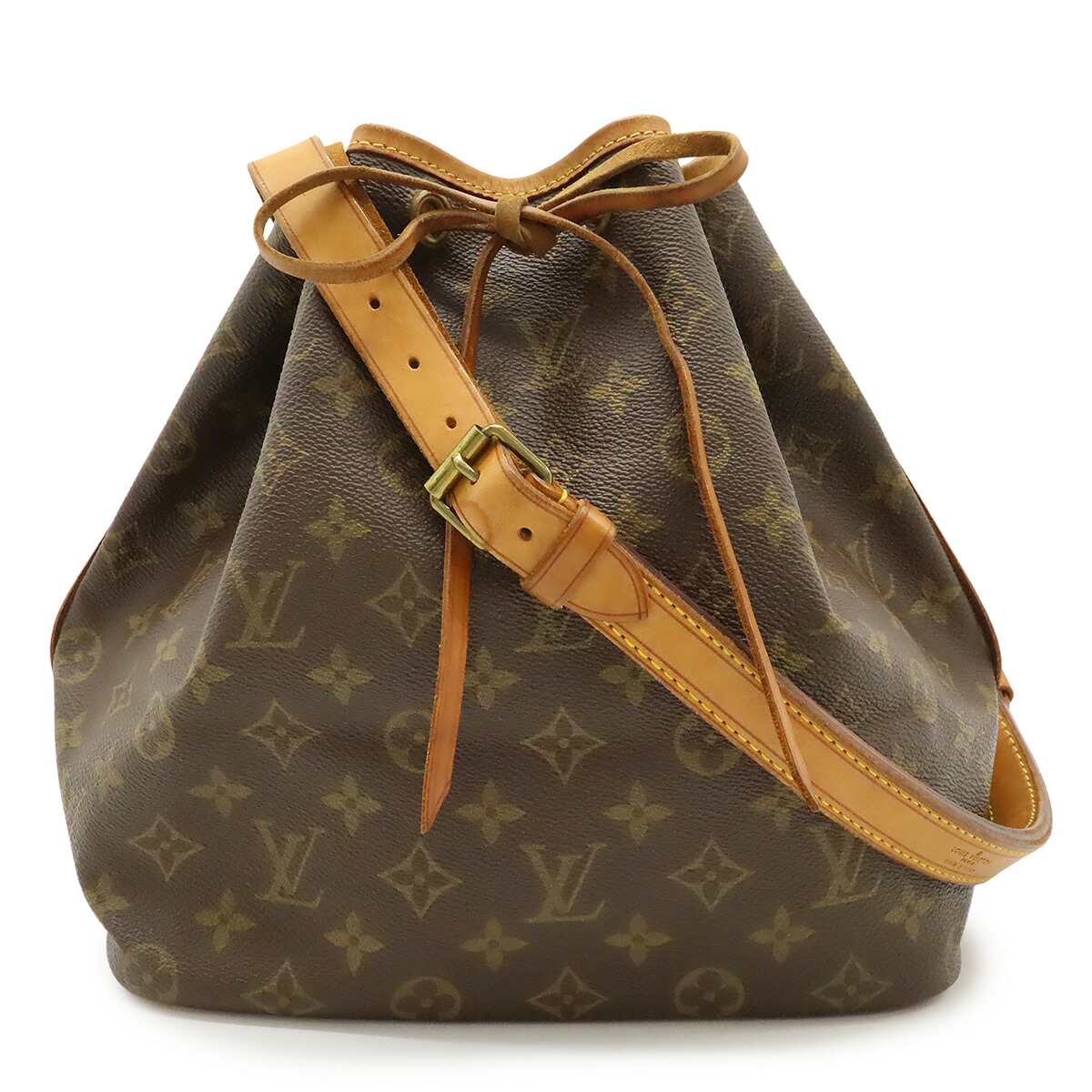 LOUIS VUITTON ルイ ヴィトン モノグラム プチノエ ショルダーバッグ セミショルダー ワンショルダー 肩掛け 巾着型 MALLETIER刻印 M42226 楽天市場】LOUIS VUITTON ルイ ヴィトン モノグラム プチノエ