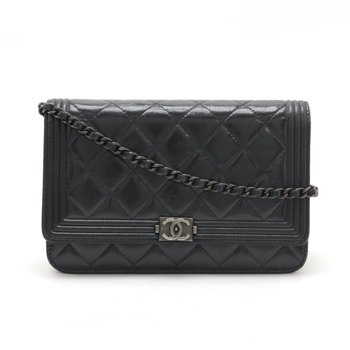 VINTAGE シャネル BOY CHANEL 20cm パテント パープル 楽天市場】シャネル CHANEL ボーイシャネル チェーン ショルダー
