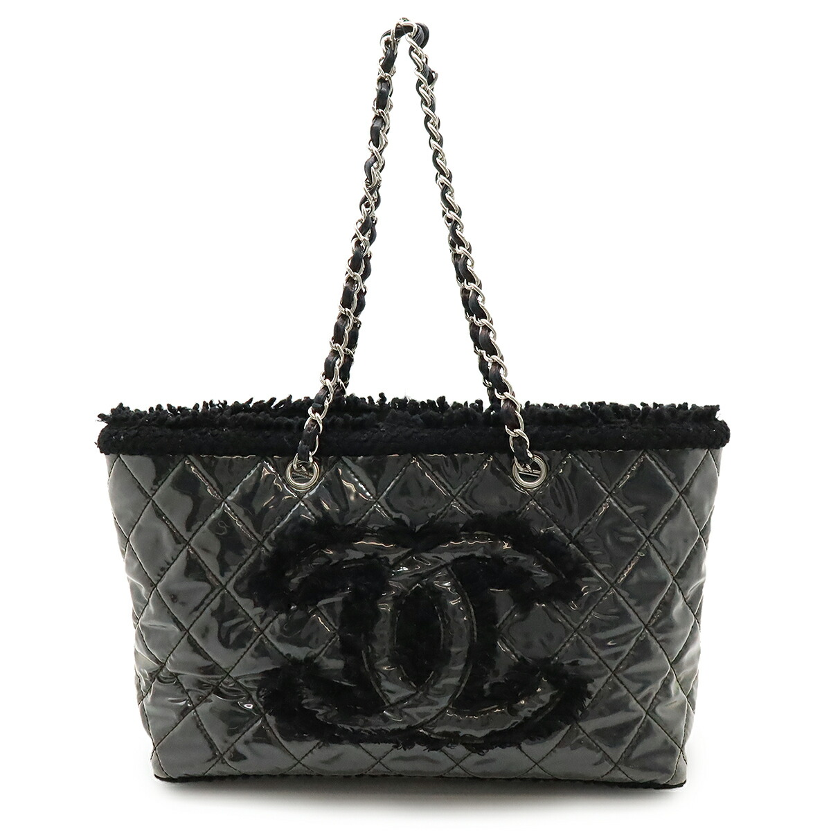 CHANEL パテント　ロゴベルト　お値下げ中 org.jpg