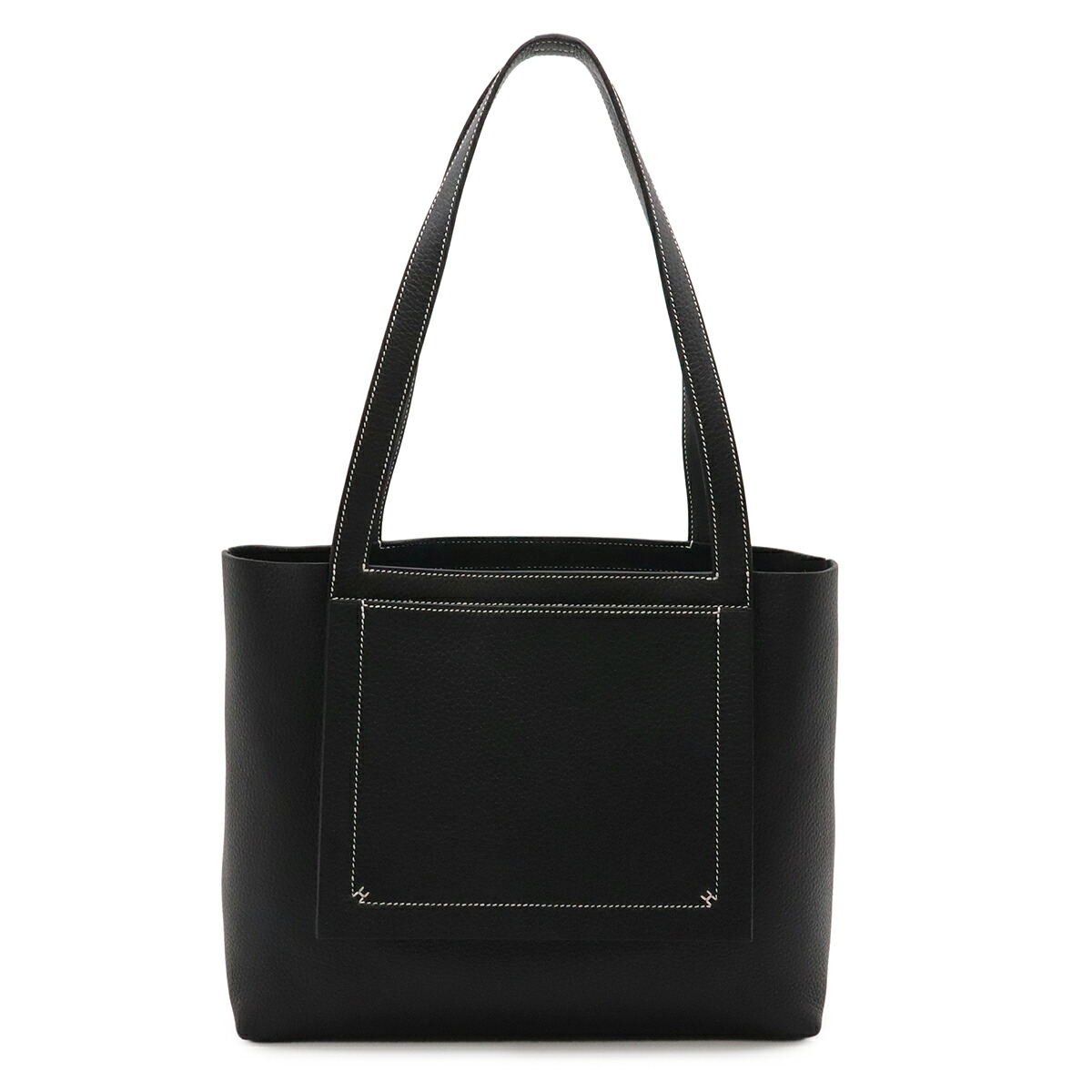 HERMES エルメス カバセリエ31 トートバッグ ショルダーバッグ セミショルダー 肩掛け トリヨンクレマンス レザー ブラック 黒 W刻印 【中古】｜Blumin 店