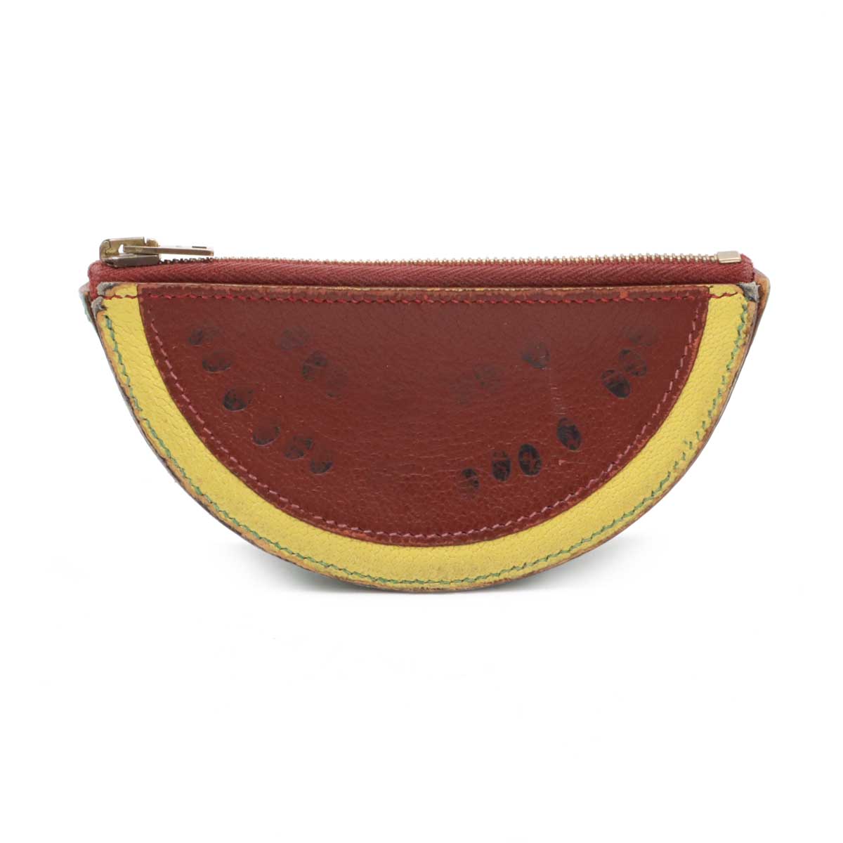 HERMES エルメス ズールー コインケース レッド グリーン エルメス ズールー（HERMES エルメス ズールー コインケース